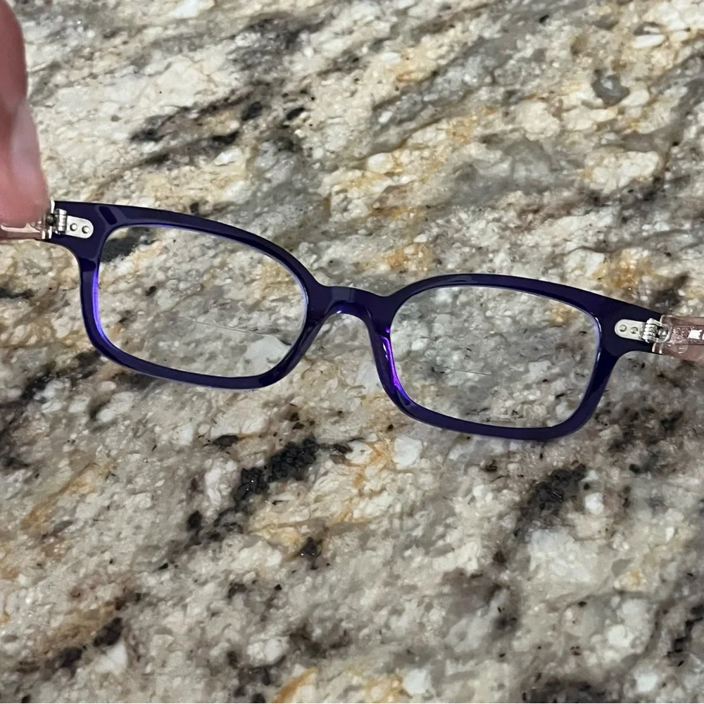 Elegant Purple Women's Glasses - Picture 6 of 6
